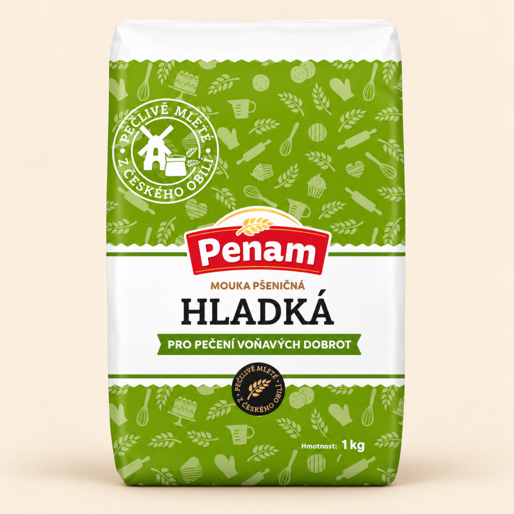 PENAM Pšeničná mouka hladká světlá 1 kg