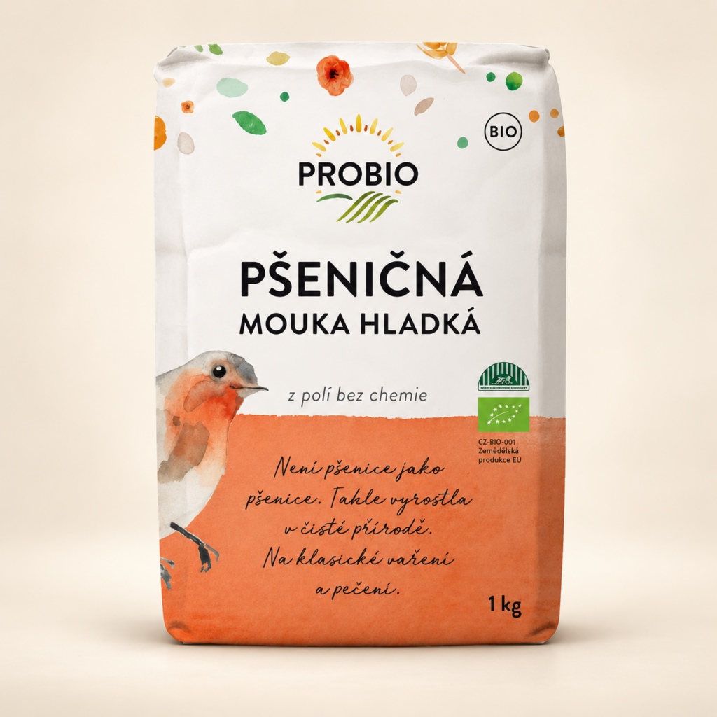 PROBIO Mouka pšeničná hladká BIO 1 kg