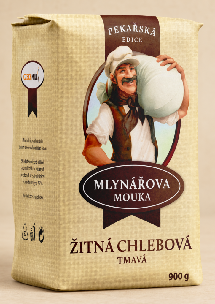Mlynářova mouka Žitná tmavá chlebová 900 g