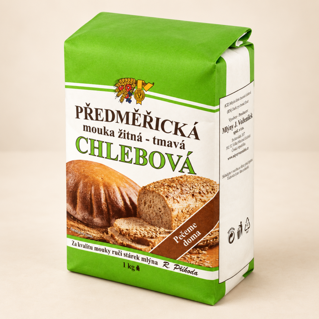 Předměřická Žitná tmavá chlebová 1 kg